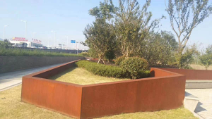 南桥镇耐候钢挡土墙